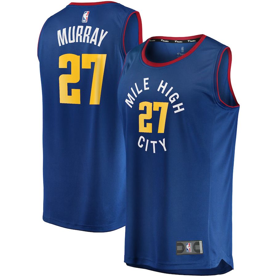 Men Denver Nuggets #27 Aaron Gordon Fanatics Branded White Fast Break Player NBA Jersey->denver nuggets->NBA Jersey